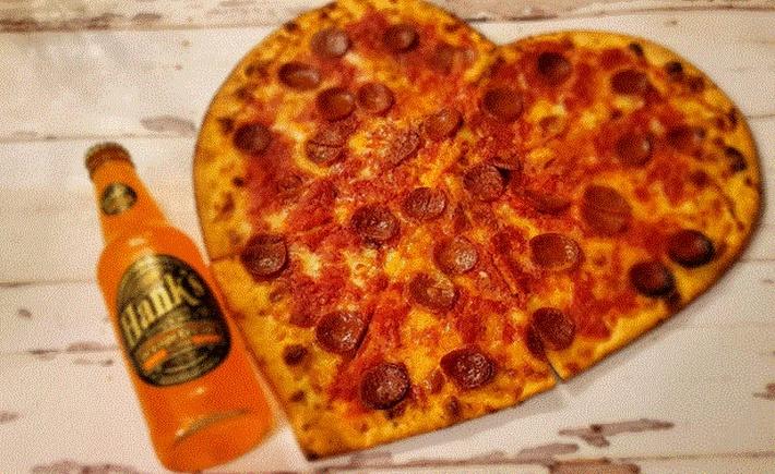 Order a Heart-Shaped Pizza For Valentines Day