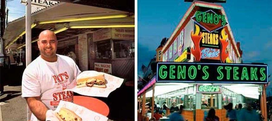 Pat's vs. Geno's Philly's Cheesesteak Debate